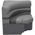 Taylor Made Platinum Series Boat Lounge Seat - Corner Seat; Charcoal - 803563 - Young Farts RV Parts