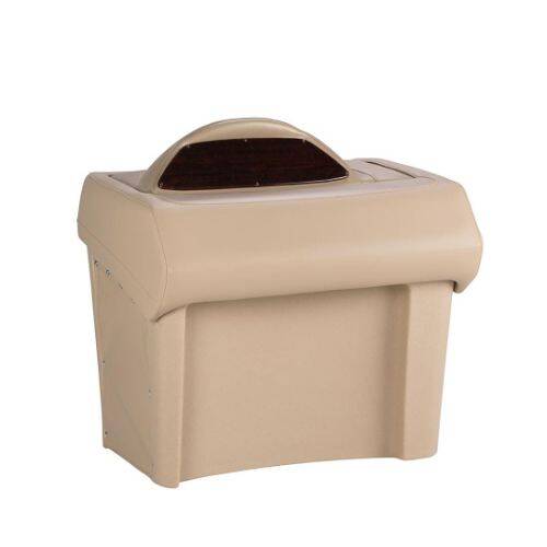 Taylor Made Platinum Series Boat Side Console - Floor Mount; 34" L x 26" W x 34" H; Beige - 433065 - Young Farts RV Parts