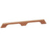 Teak Handrail - 2 Loops - 23"L - Young Farts RV Parts