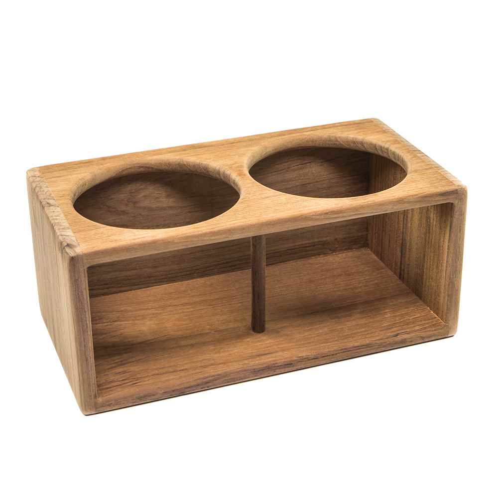 Teak Two Insulated Drink Rack - Young Farts RV Parts