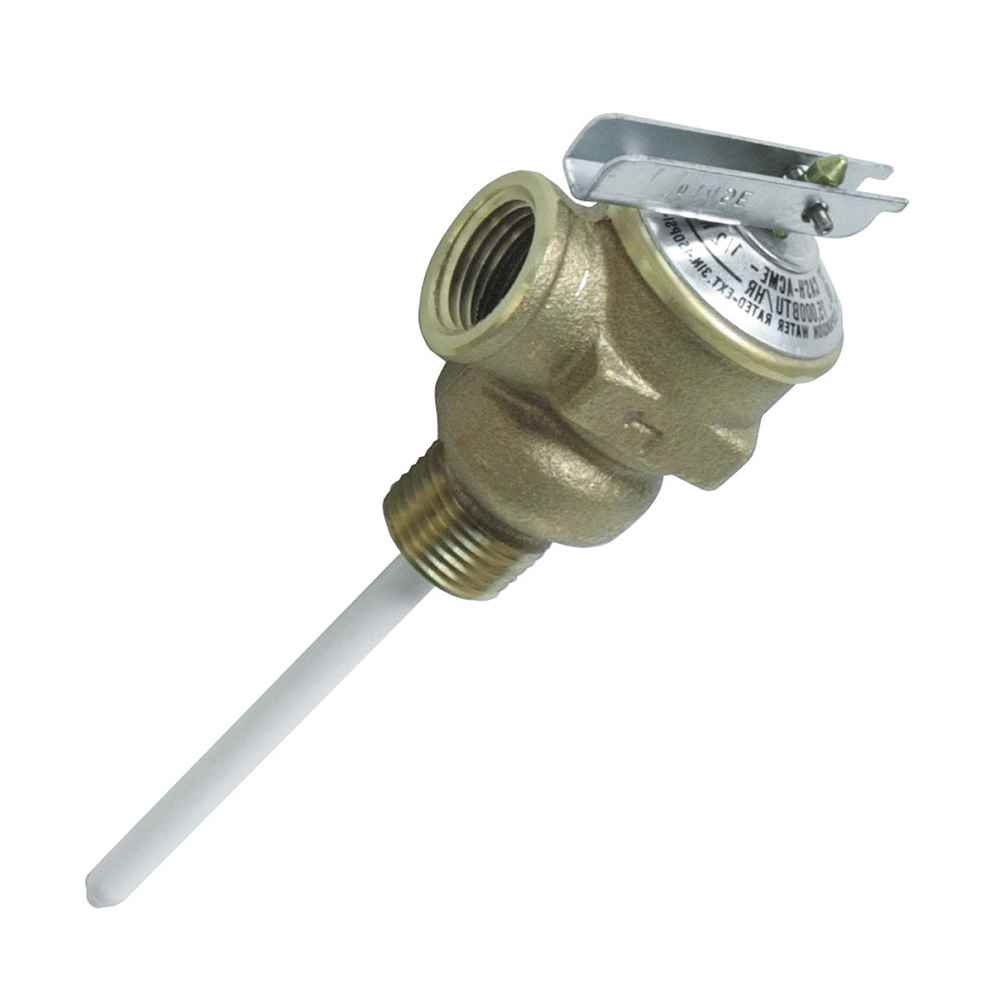 Temperature & Pressure Relief Valve - 1/2" Valve w/4" Probe - Young Farts RV Parts