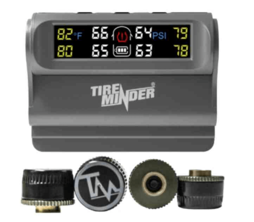 Tireminder Solar Powered Trailer TPMS, 4 Tire Kit - Young Farts RV Parts