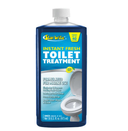 Toilet Cleaner Star Brite 071716 Instant Fresh Toilet Treatment, 16 Ounce Bottle, Lemon Scent - Young Farts RV Parts