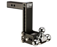 Load image into Gallery viewer, Trailer Hitch Ball Mount B&amp;W Trailer Hitches TS10050B Tow &amp; Stow Model 12, Class IV, Fits 2&quot; Receiver, 10000 Pound Gross Trailer Weight/ 1000 Pound Tongue Weight, 9&quot; Drop/ 9 - 1/2&quot; Rise, Tri Ball - 1 - 7/8&quot; And 2&quot; And 2 - 5/16&quot; - Young Farts RV Parts