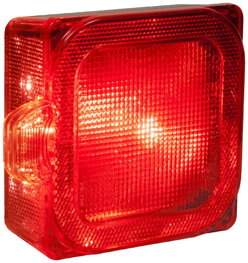 Trailer Light Peterson Mfg. V844 Stop/ Turn/ Tail Light, 6/7 LED, Red, 4.61