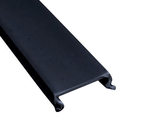 Trim Molding Insert AP Products 011 - 359 Used For Doors/ Trim Molding And Windows, 5/8" Width x 8 Foot Length, Rigid Vinyl, Black, Philips Style Screw Cover - Young Farts RV Parts
