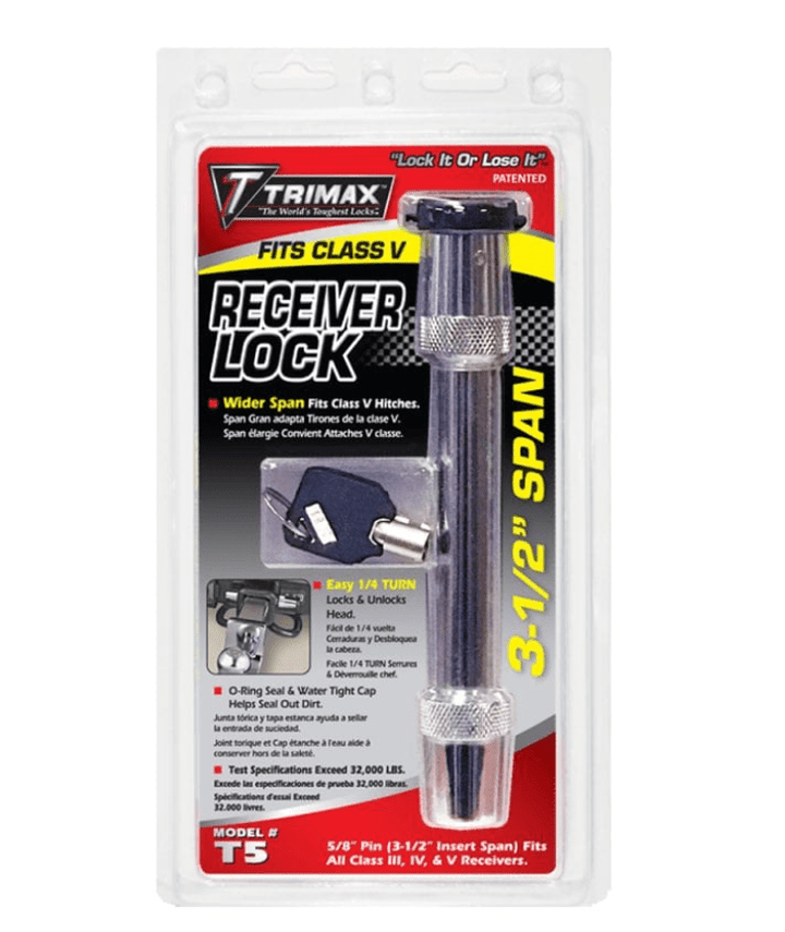 Trimax Locks T5 Barbell Type Trailer Hitch Pin - Young Farts RV Parts