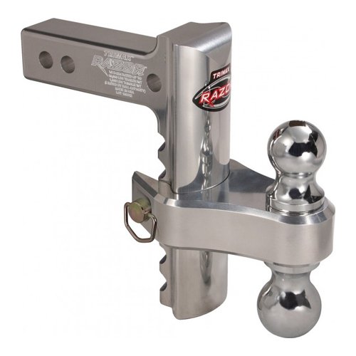 Trimax TRZ8AL - RP - 8? Aluminum Adjustable Drop Hitch, Pin & Clip - Young Farts RV Parts