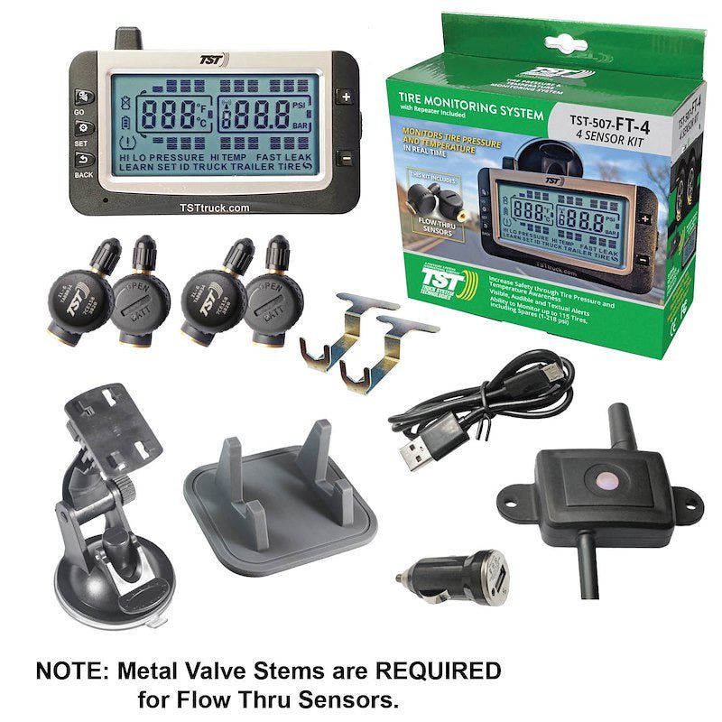 Truck Systems Technology TST - 507 - FT - 4 Tire Pressure Monitoring System - TPMS - 507 Series - Young Farts RV Parts