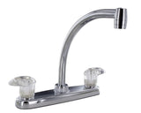 Two Handle Hi-Arc Kitchen Pot Filler Chrome