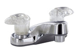 Two Handle Lavatory Faucet Chrome