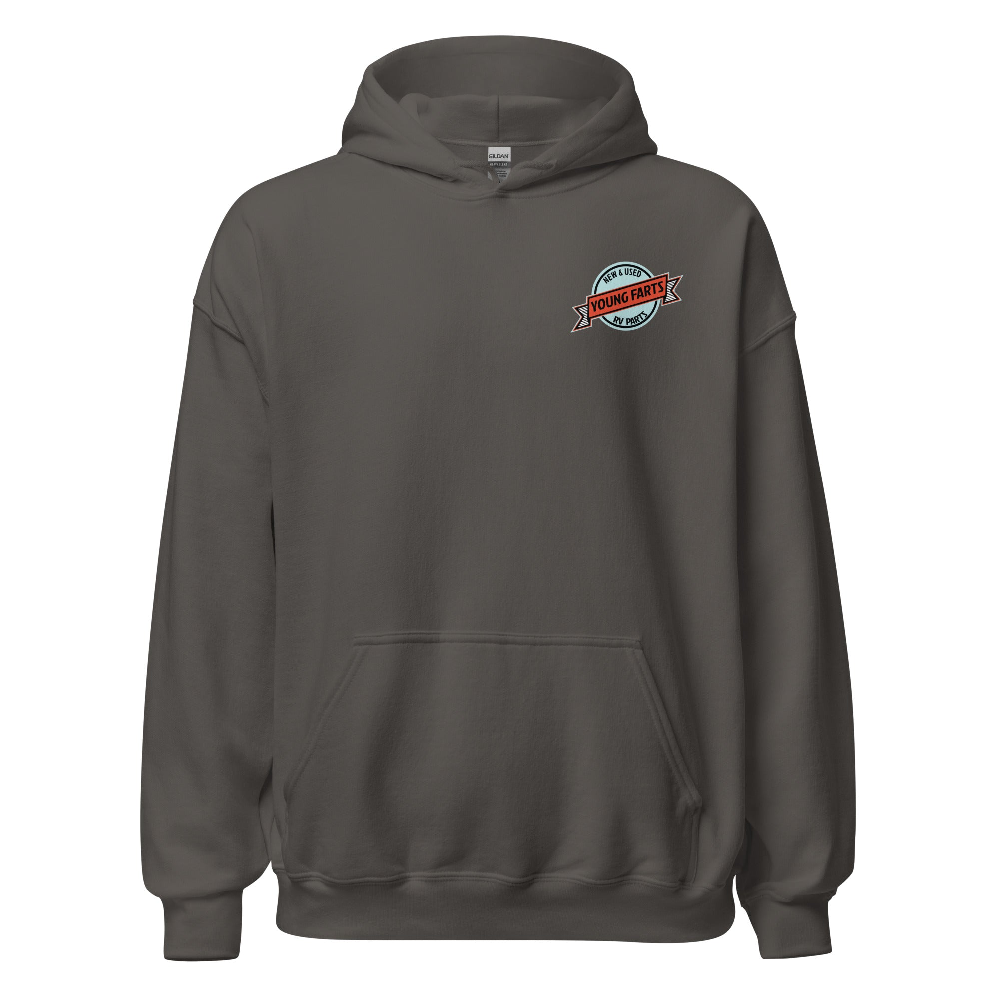 Young Farts Holy Shit It’s Cold Hoodie with front and back print in Black