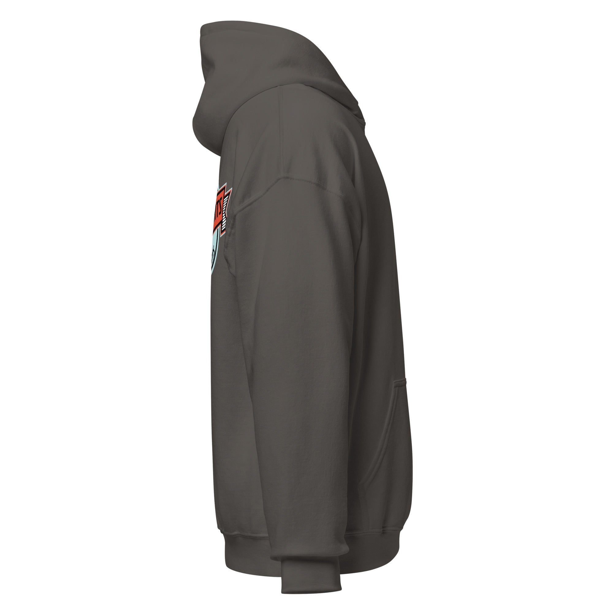 Young Farts Holy Shit It’s Cold Hoodie with front and back print in Charcoal