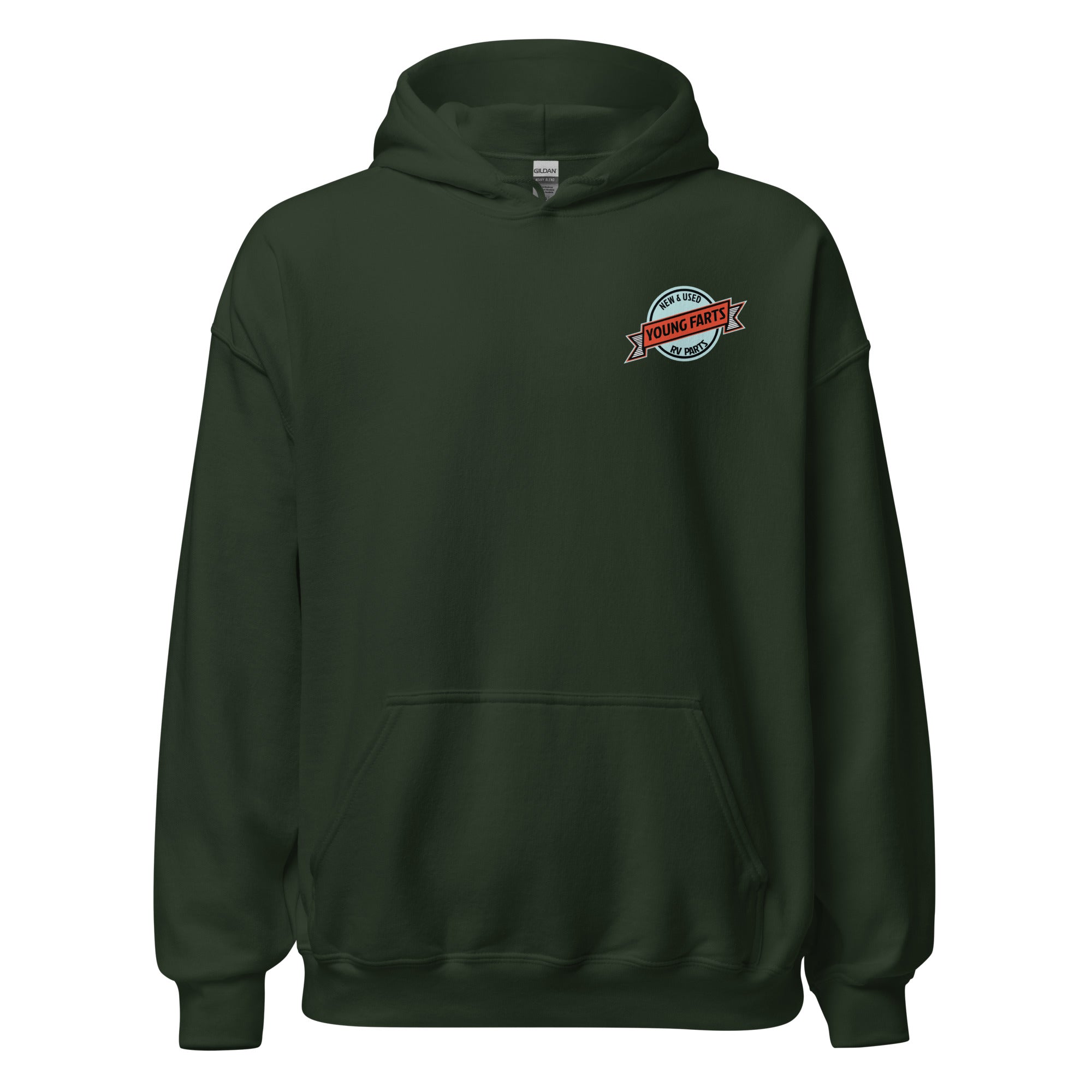Young Farts Holy Shit It’s Cold Hoodie with front and back print in Black