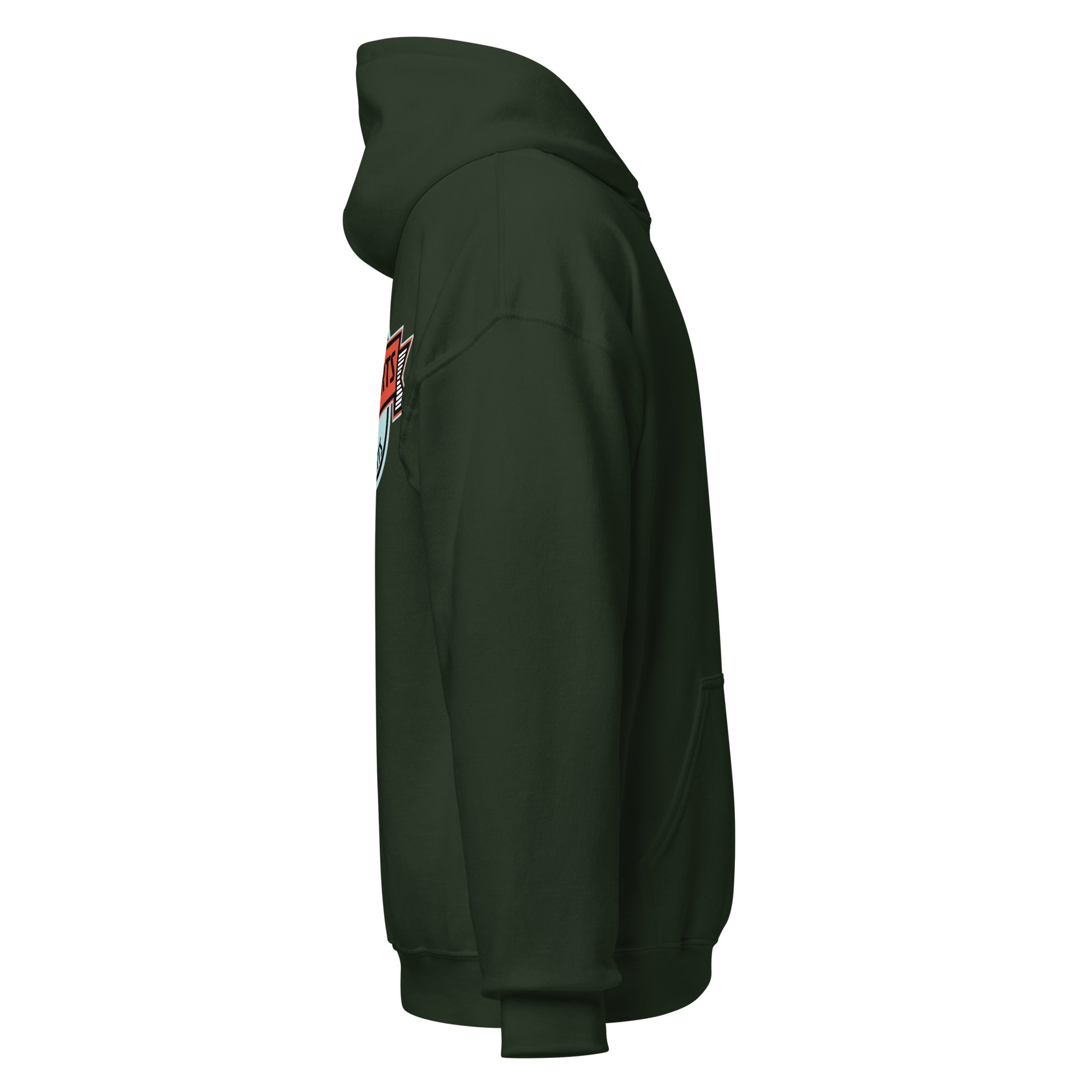 Young Farts Holy Shit It’s Cold Hoodie with front and back print in Dark Heather