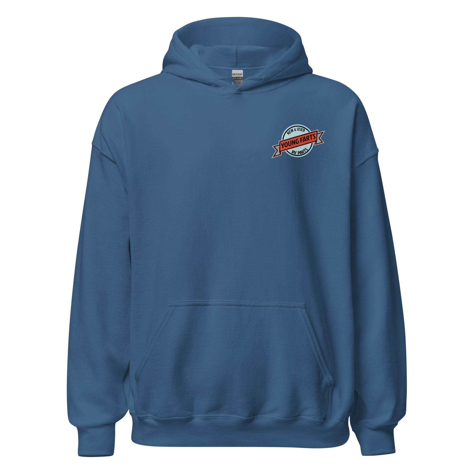 Young Farts Holy Shit It’s Cold Hoodie with front and back print in Black