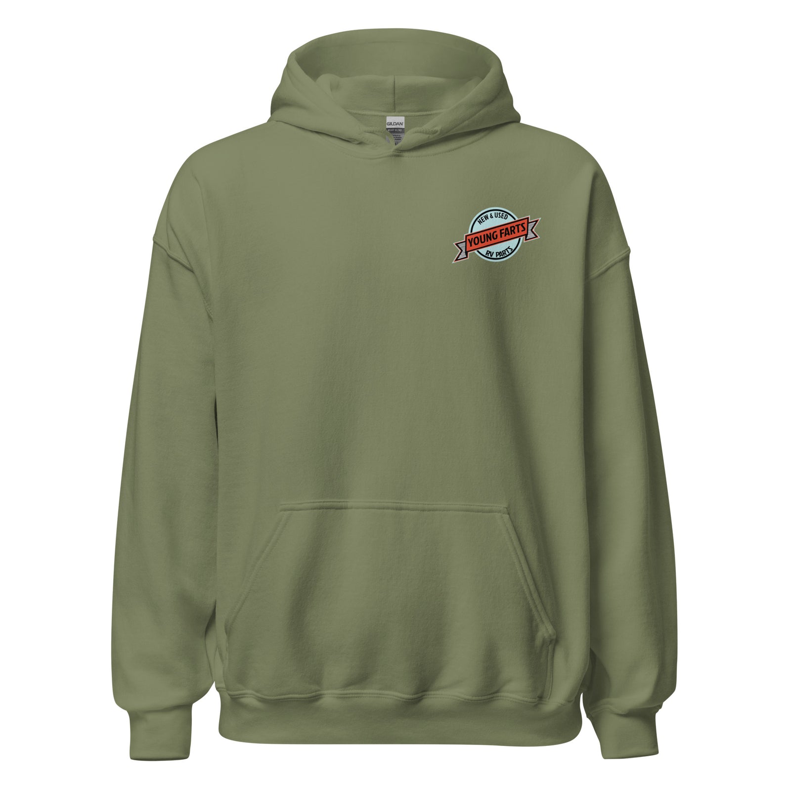 Young Farts Holy Shit It’s Cold Hoodie with front and back print in Black