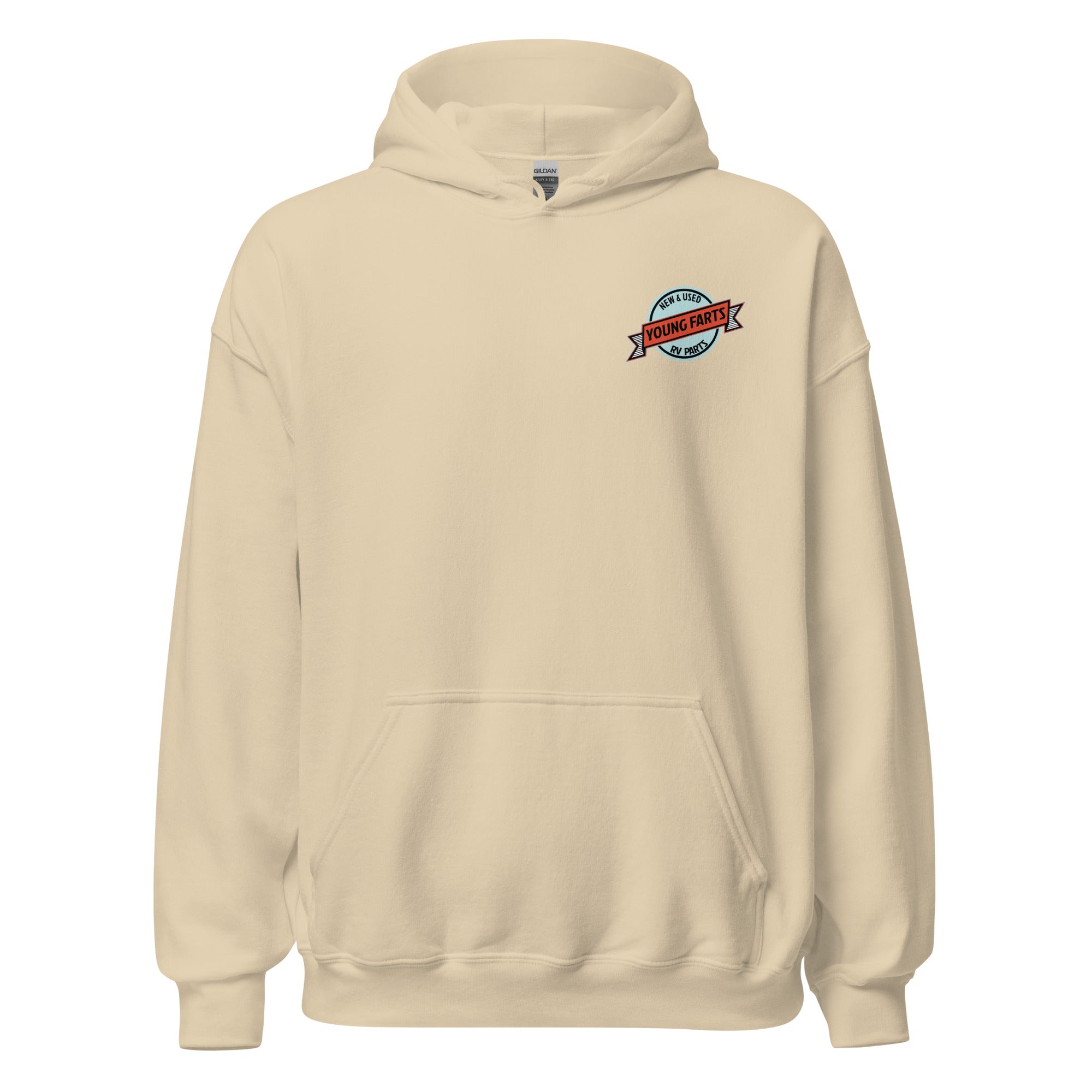 Young Farts Holy Shit It’s Cold Hoodie with front and back print in Black