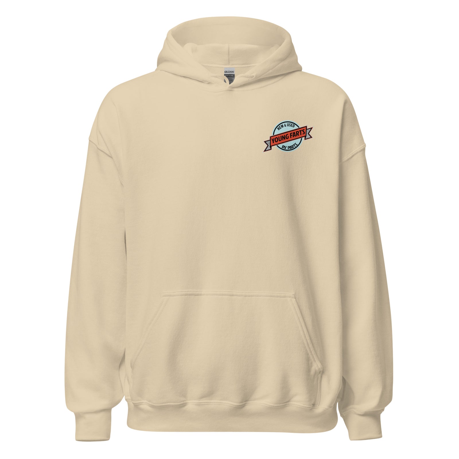 Young Farts Holy Shit It’s Cold Hoodie with front and back print in Black