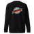 Young Farts Crewneck Sweatshirt with front and back print in Black
