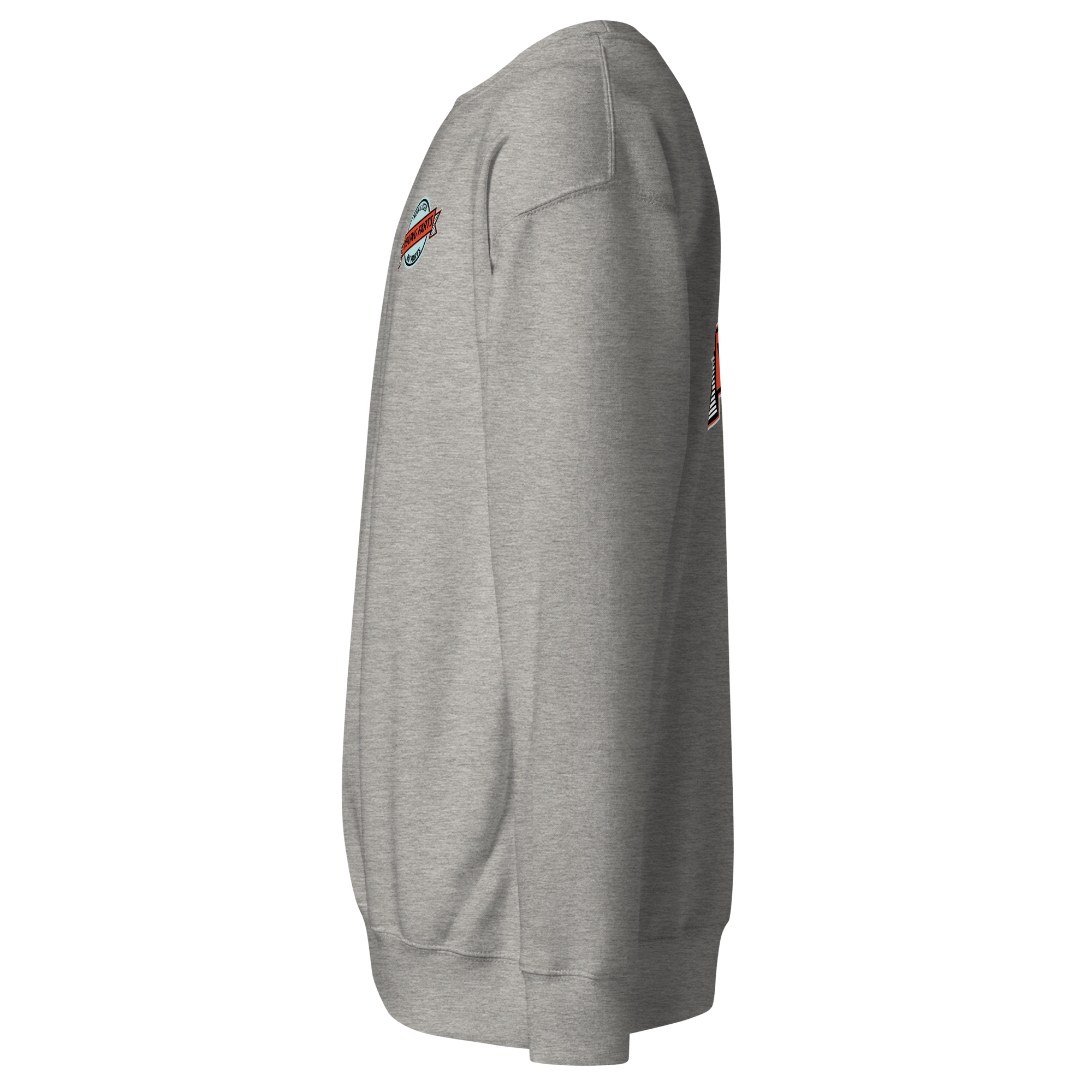 Young Farts Crewneck Sweatshirt with front and back print in Team Royal
