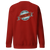 Young Farts Crewneck Sweatshirt with front and back print in Black
