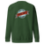 Young Farts Crewneck Sweatshirt with front and back print in Black
