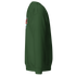 Young Farts Crewneck Sweatshirt with front and back print in Forest Green