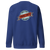 Young Farts Crewneck Sweatshirt with front and back print in Black