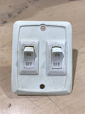 Used 12v RV Double Light Switch