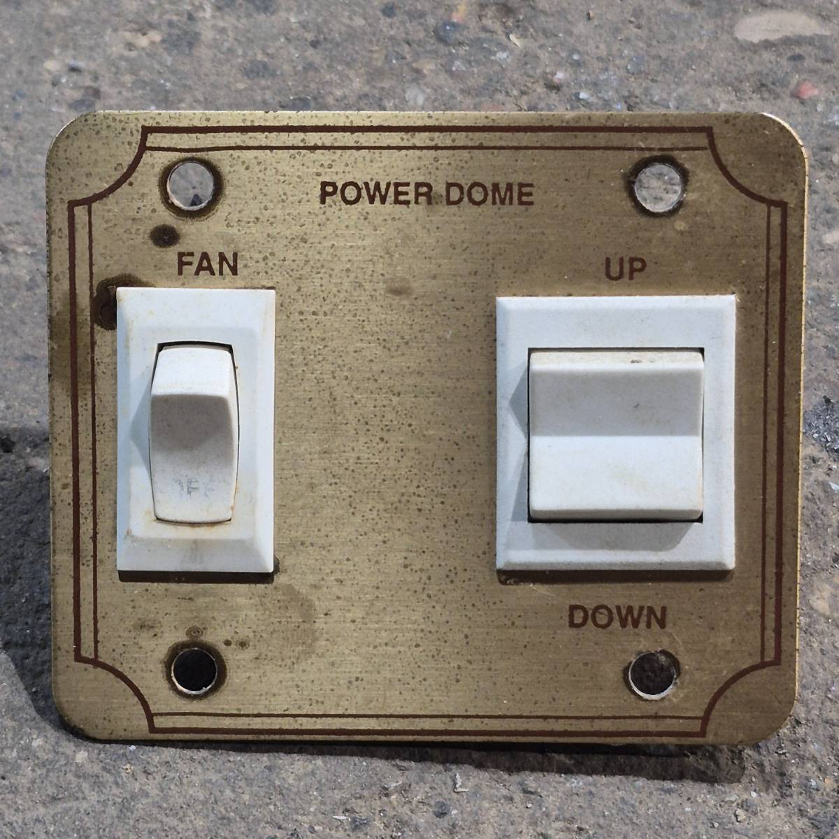 Used 12V RV Power Dome Switch - Young Farts RV Parts