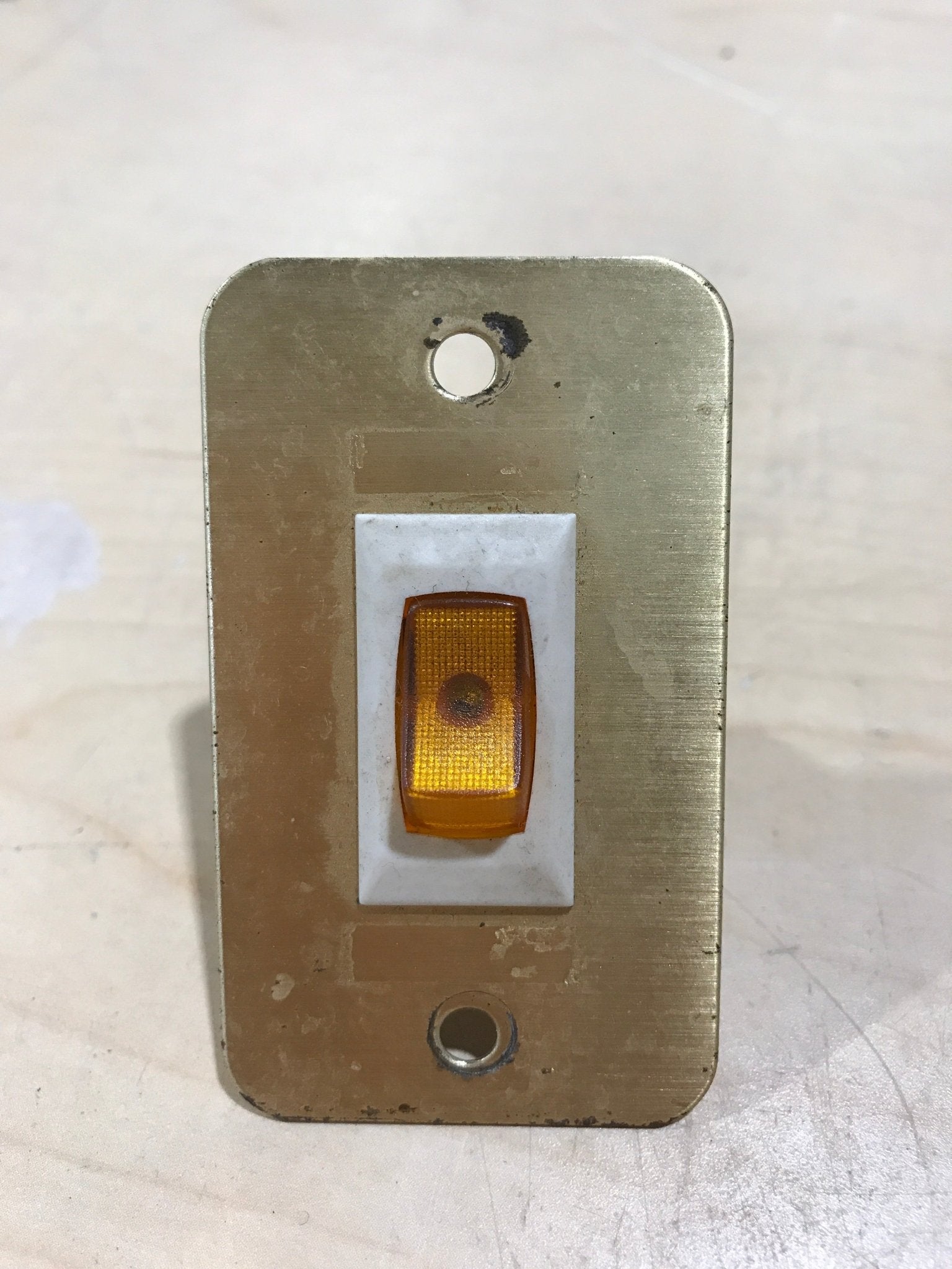 Used 12v RV Single Light Indicator Switch - Young Farts RV Parts