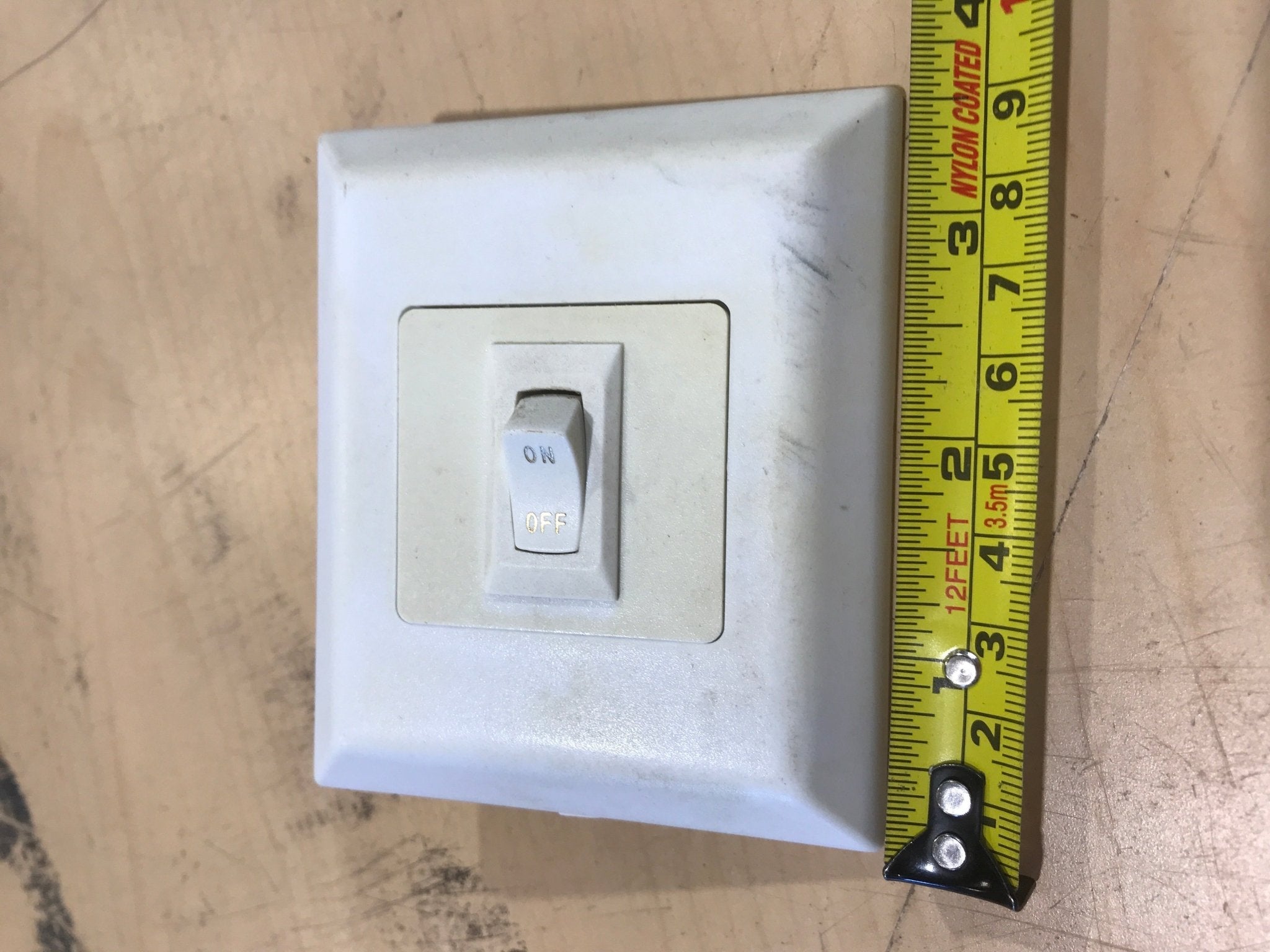 Used 12v RV Single Light Switch - Young Farts RV Parts