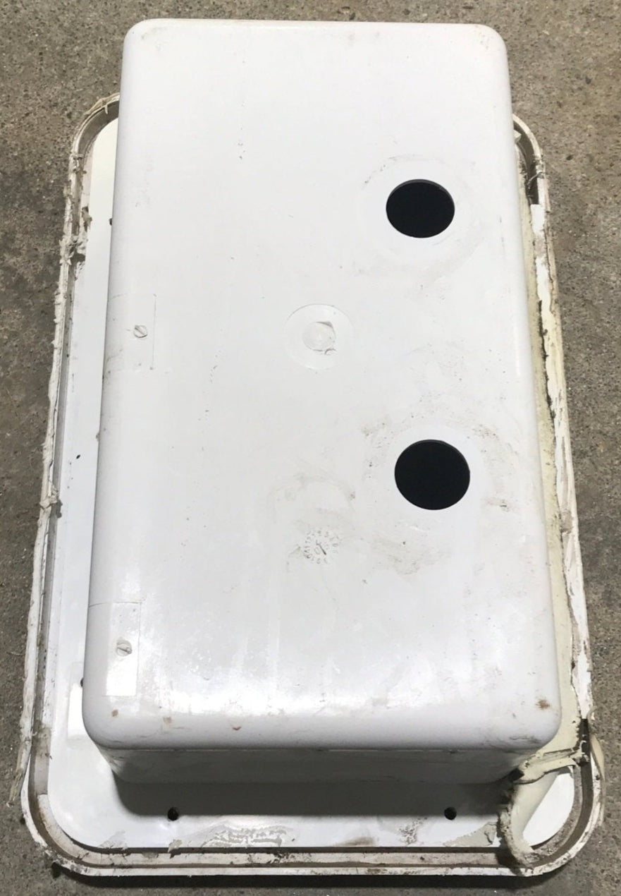 Used 13 1/2" W RV Access Hatch - Outdoor Shower - Young Farts RV Parts