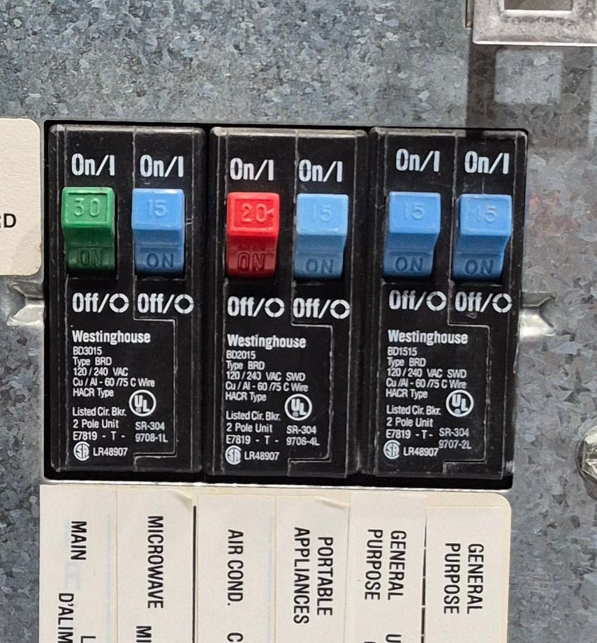 Used 30 AMP Magnetek DC Distribution Panel - Model 80 - Young Farts RV Parts