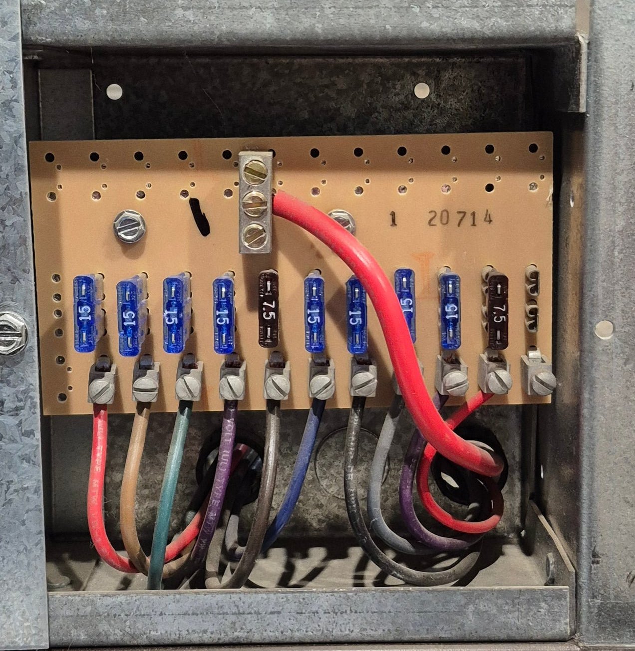 Used 30 AMP Magnetek DC Distribution Panel - Model 80 - Young Farts RV Parts