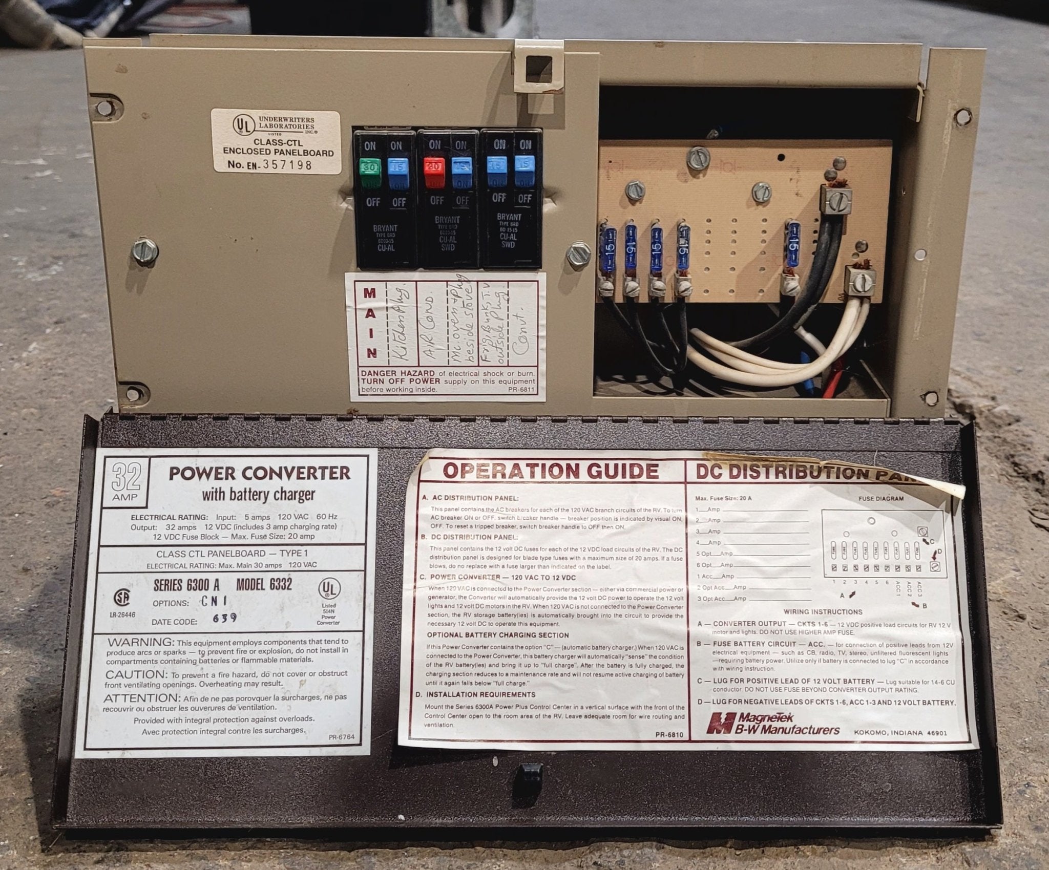 Used 32 AMP Converter 6300 A Model 6332 - Young Farts RV Parts