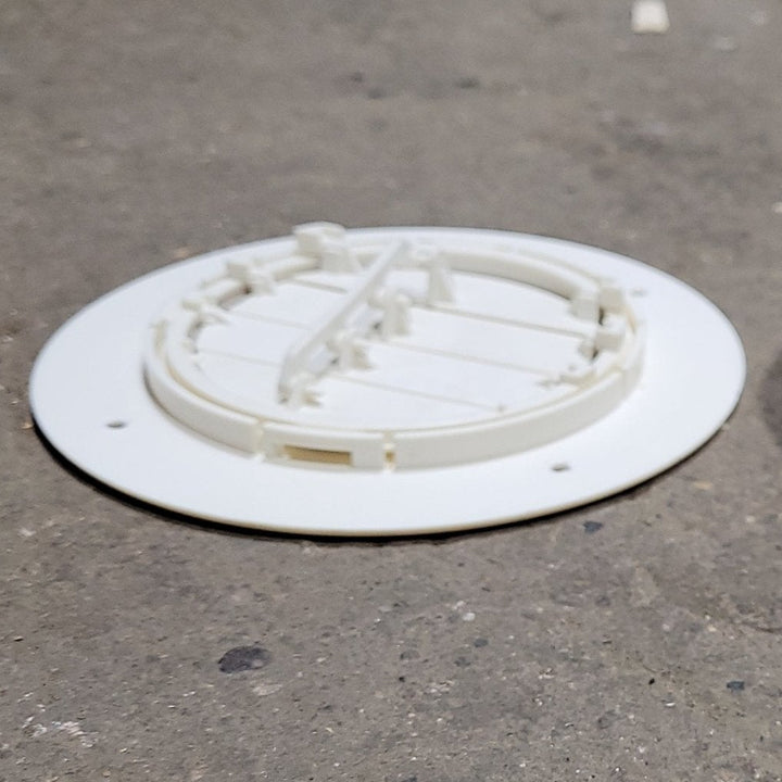 Used 4 1/2” Off White A/C Ducting- Single - Young Farts RV Parts