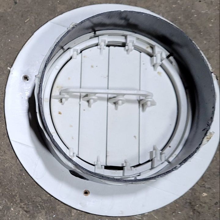 Used 4 1/2” Off White A/C Ducting- Single - Young Farts RV Parts