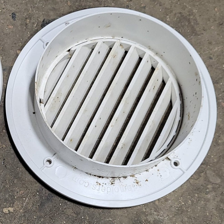 Used 4 3/4” Off White A/C Ducting- Single - Young Farts RV Parts