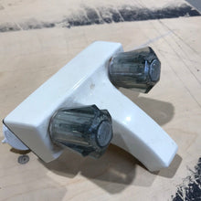 Load image into Gallery viewer, Used 4&quot; Bathroom Faucet Bone - Smoke knobs - Young Farts RV Parts