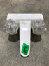 Used 4" Bathroom Faucet Off - White - Young Farts RV Parts