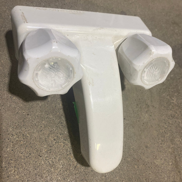 Used 4" Bathroom Faucet Off White - Young Farts RV Parts
