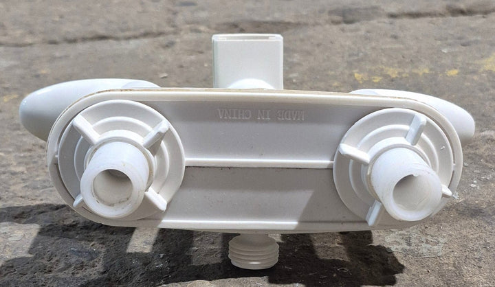 Used 4" Shower Diverter Faucet Bone - Young Farts RV Parts