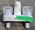 Used 4" Shower Diverter Faucet, Off White - Young Farts RV Parts