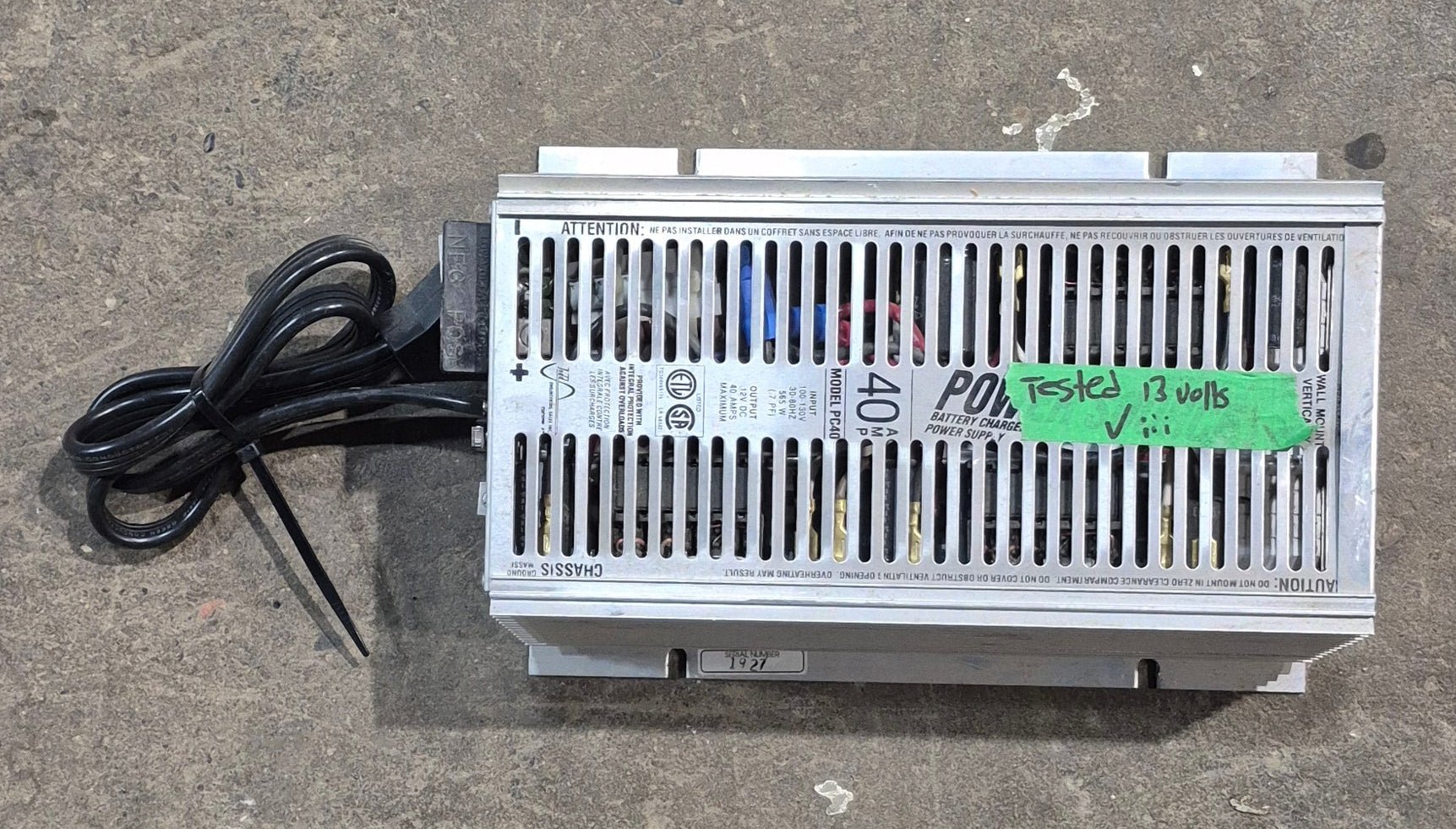 Used 40 AMP POWER SOURCE Power Station - Model PC40 - Young Farts RV Parts