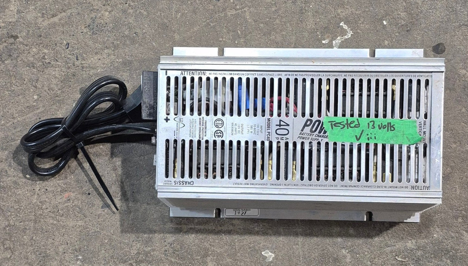 Used 40 AMP POWER SOURCE Power Station - Model PC40 - Young Farts RV Parts