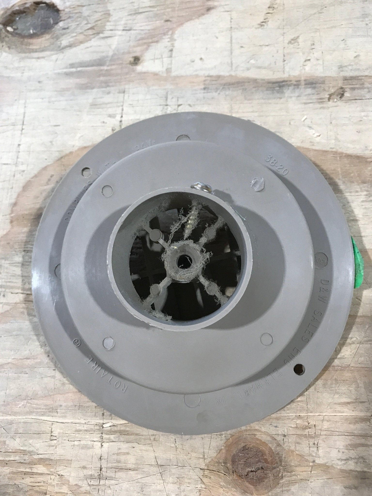 Used 5 1/2” Beige Furnace Ducting reduced to 1 7/8