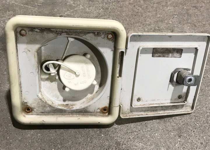 Used 5 1/2" W RV Water inlet - Young Farts RV Parts