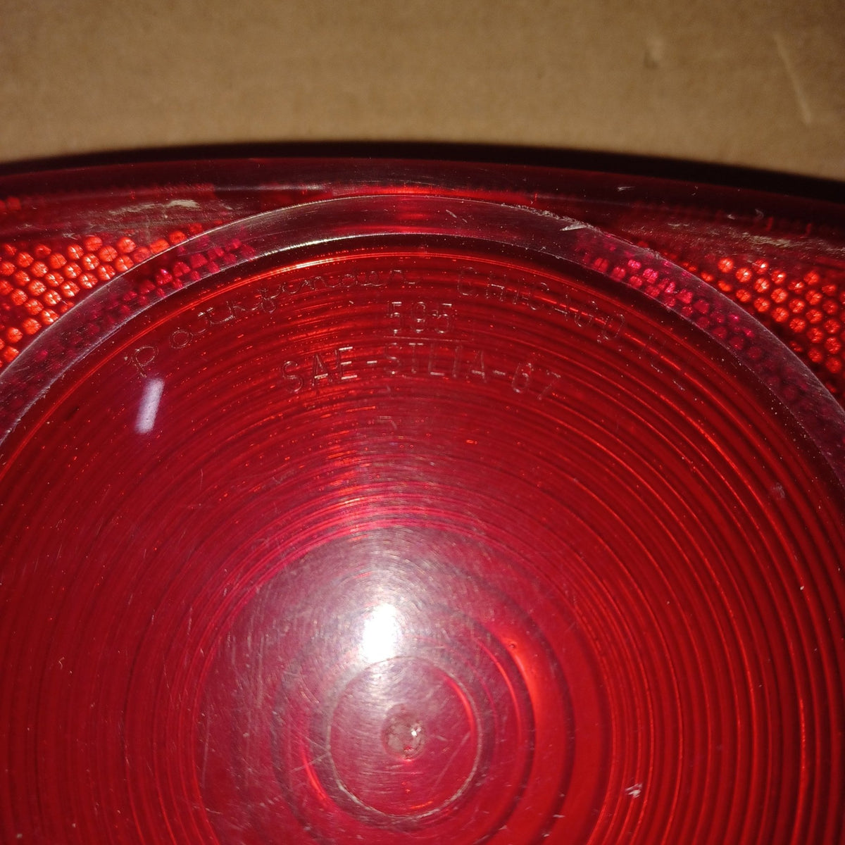 Used 595 SAE-STLIA-67 Tail Light Replacement Lens - Young Farts RV Parts